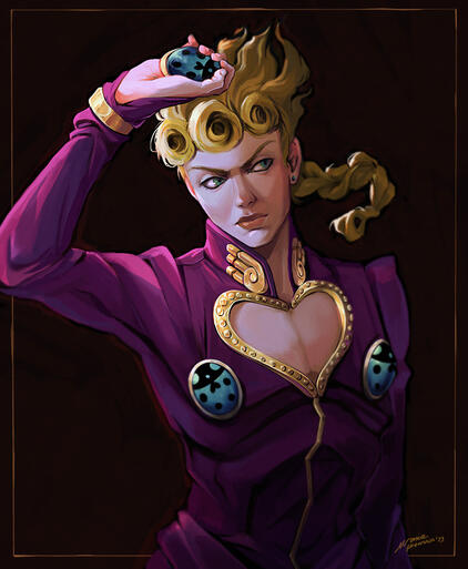 Giorno Giovanna Fan Art